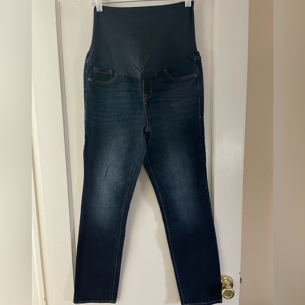 Old Navy Maternity Dark Wash Jeggings
